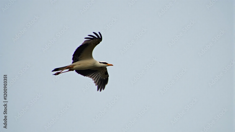 Obraz premium Stork in Flight