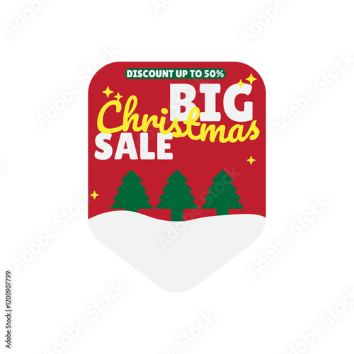 Christmas Big Sale Banner Discount Up To 50%