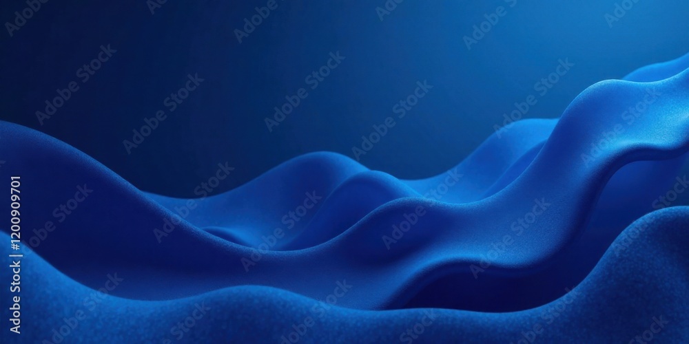 Obraz premium Abstract Blue Undulating Surface Texture A Seamless, Flowing Design for Modern Backgrounds and Digital Applications