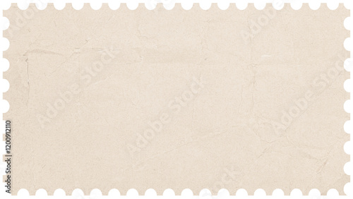 Cuadro en lienzo Vintage Postage stamp border blank background