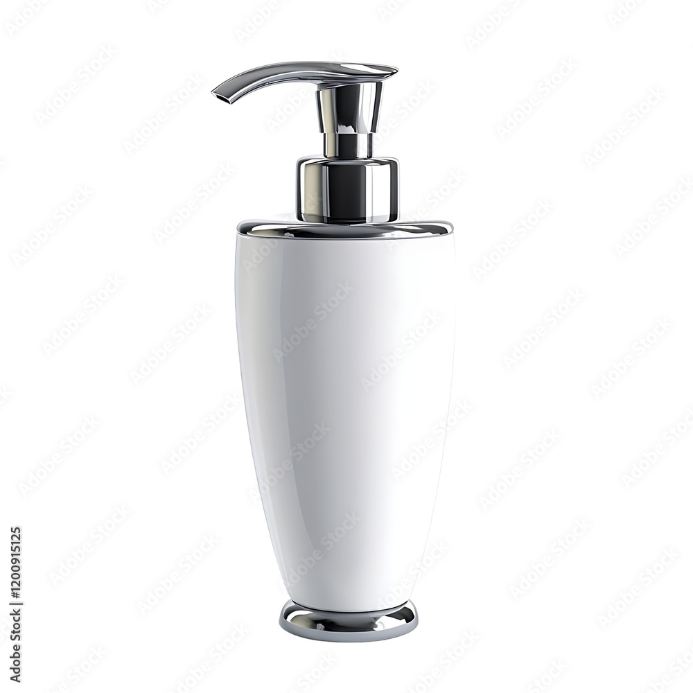 soap dispenser Advertisement isolated on white background full depth of field 