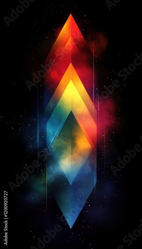 Colorful Geometric Abstract Design