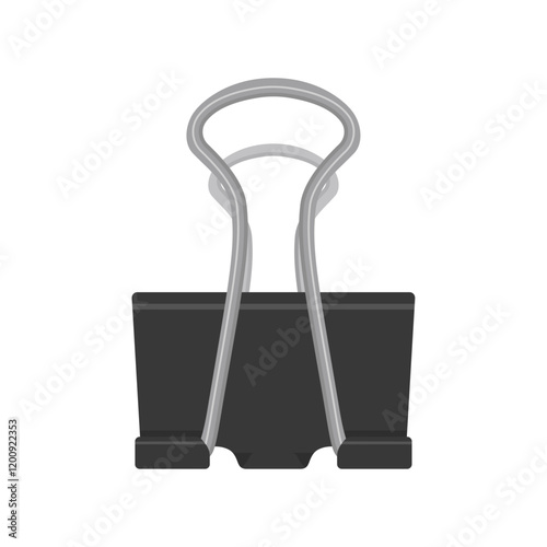 ダブルクリップのイラスト