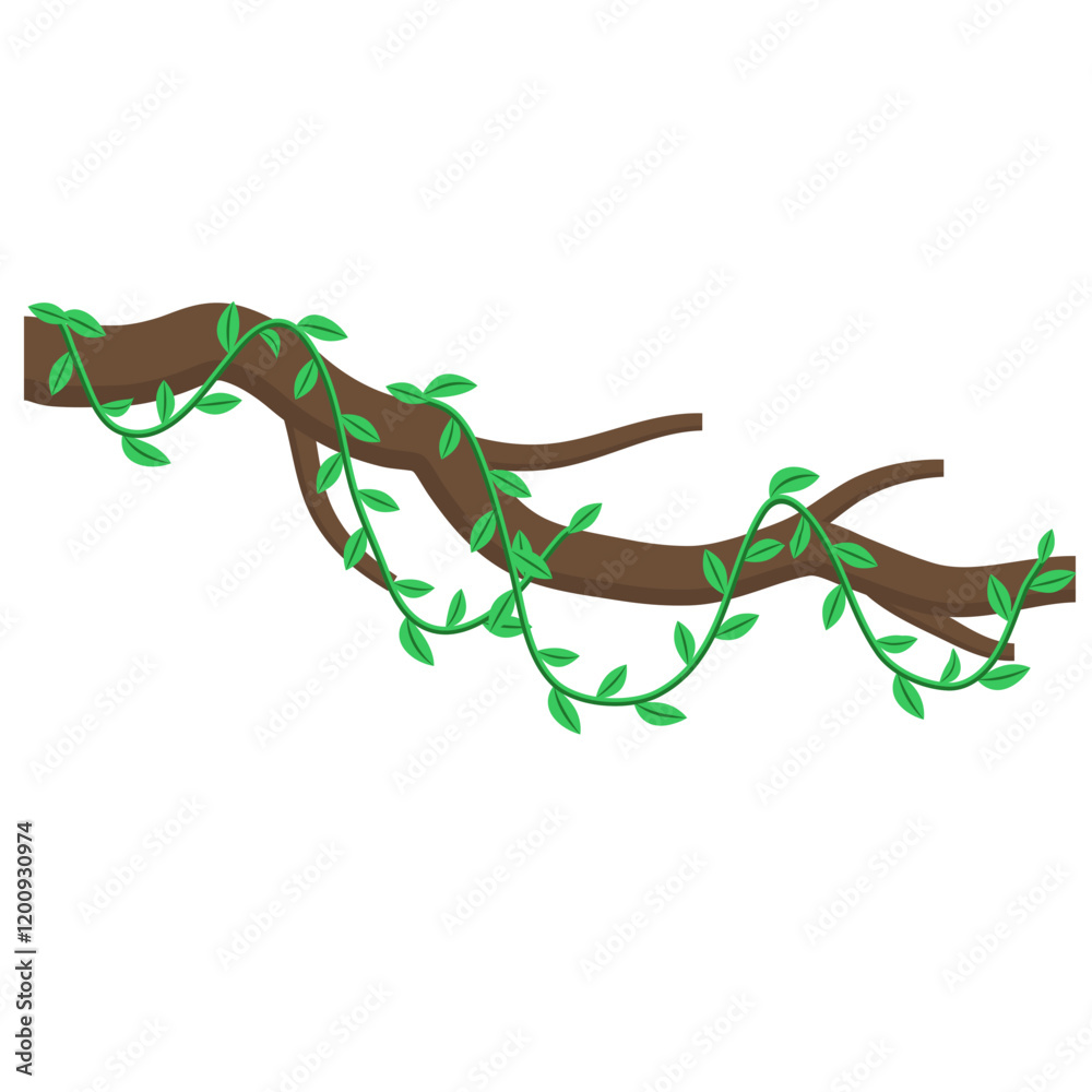 Illustration Vines and Twigs