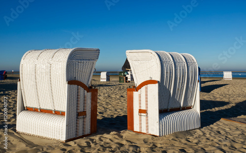 Strandkörbe auf Borkum