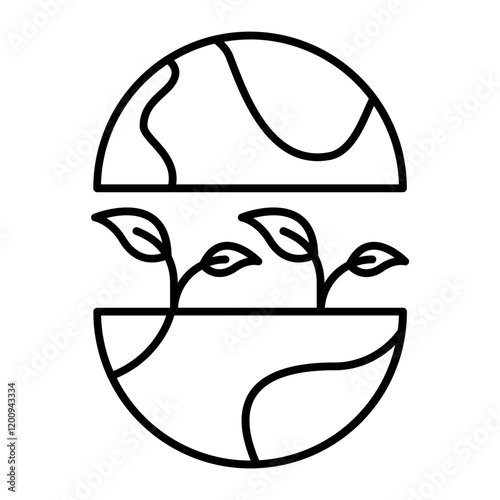 Ecology outline icon