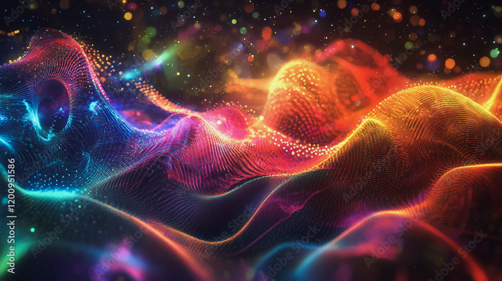 Abstract digital background electromagnetic wave background Innovation digital wave background information technology background The background is the background. gradient wave digital wave banner Abstract digital background electromagnetic wave background Innovation digital wave background information technology background The background is the background. gradient wave digital wave banner