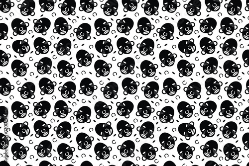 African Mask Background