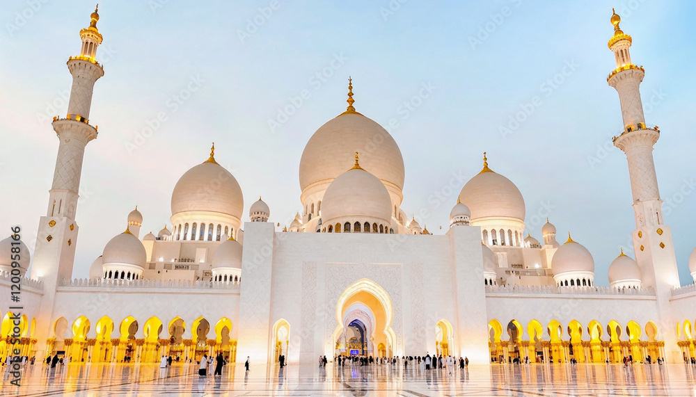 Obraz premium mosque united emirates
