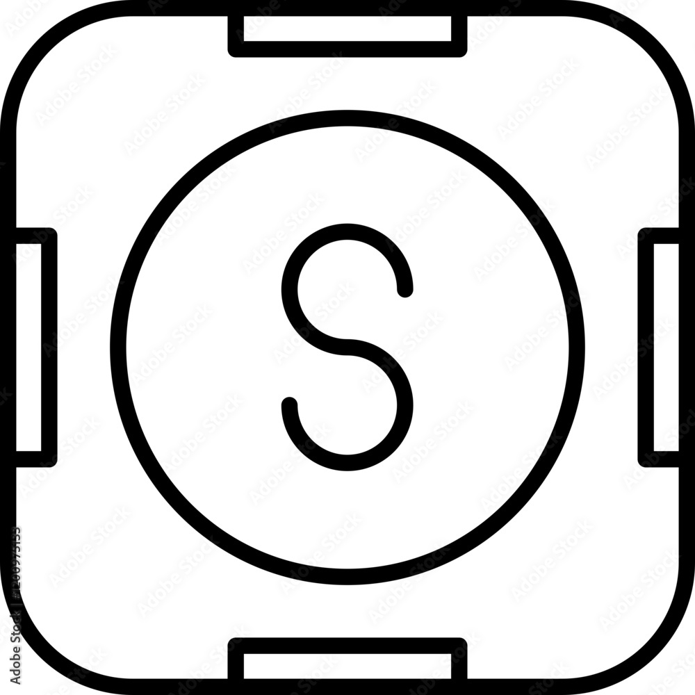 Letter S Icon Letter S Icon