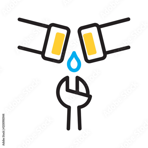 Vector multicolor icon for Repairing