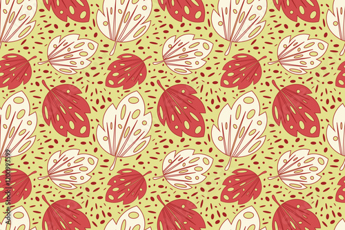 Tropical Fabric Background