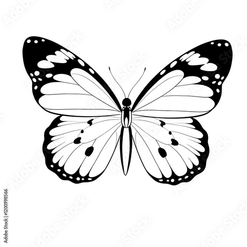butterfly isolated on white