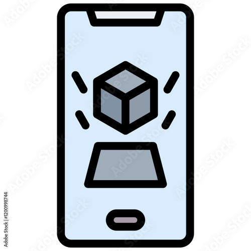 Ar Outline Color Icon