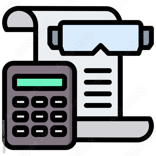 Spatial Econometric Outline Color Icon
