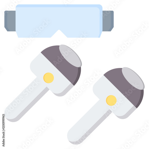 Spatial Comp Device Flat Icon