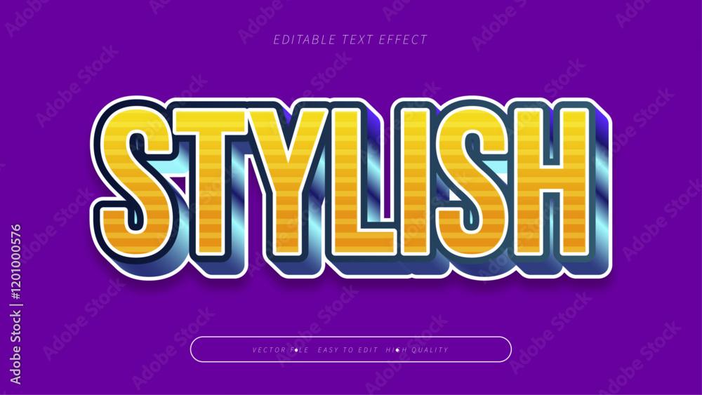 stylish editable text effect 3d gradient typography design stylish editable text effect 3d gradient typography design
