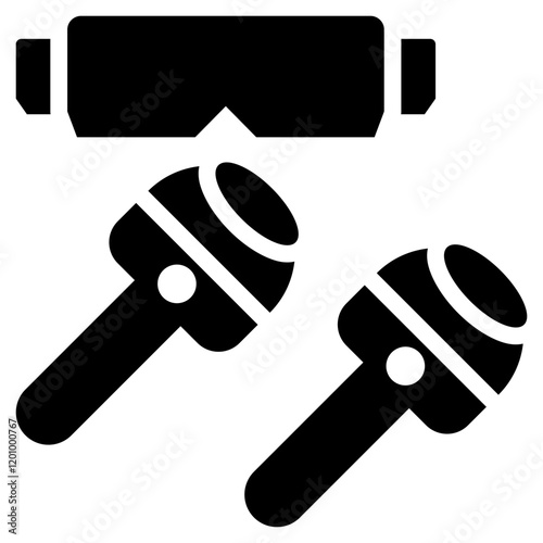Spatial Comp Device Glyph Icon