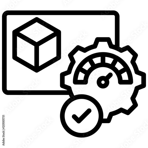 Spatial Optimization Outline Icon