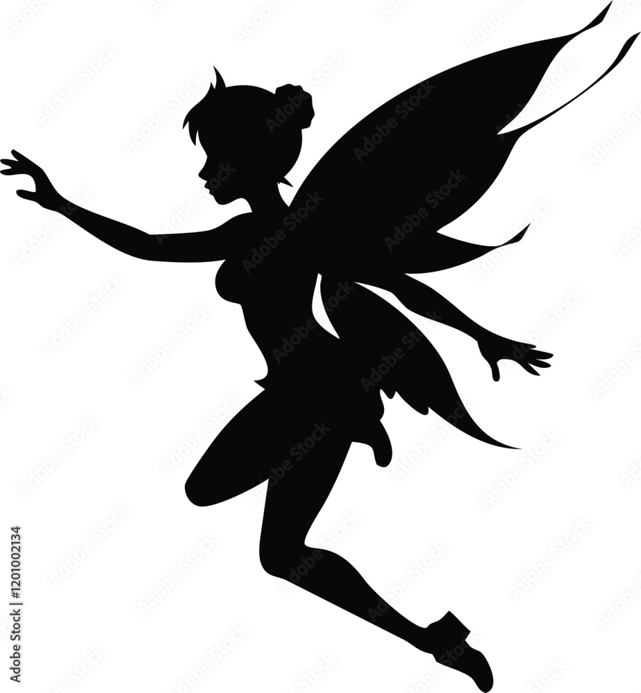 Black Fairy Silhouette Vector: High-Quality Art for Mystical Designs
Black Fairy Silhouette Vector: High-Quality Art for Mystical Designs