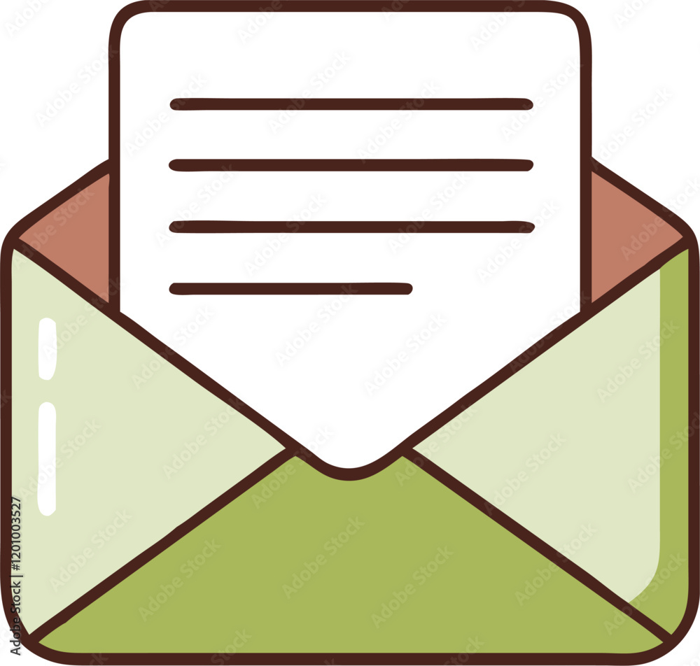 Open Envelope Illustration: Perfect for Communication and Email Themes
Open Envelope Illustration: Perfect for Communication and Email Themes