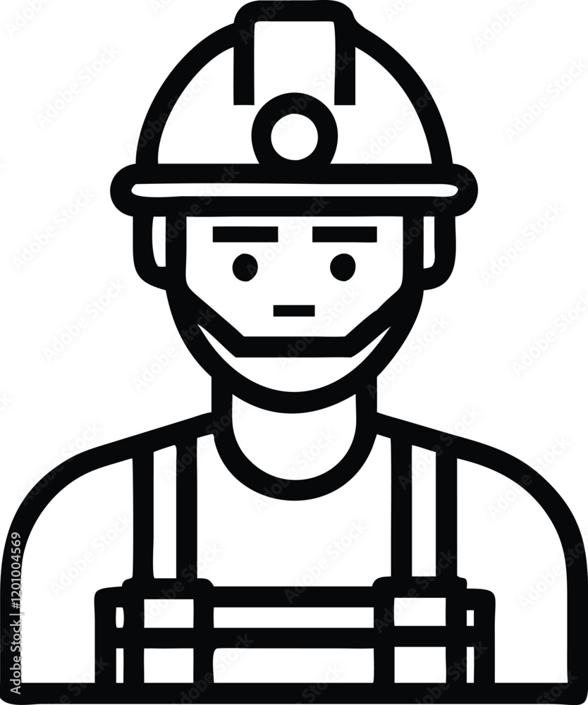 Minimalist Construction Worker Illustration: High-Quality Vector Art
Minimalist Construction Worker Illustration: High-Quality Vector Art