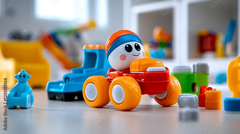 Adorable Baby Toy Vehicle and Blocks Set Adorable Baby Toy Vehicle and Blocks Set