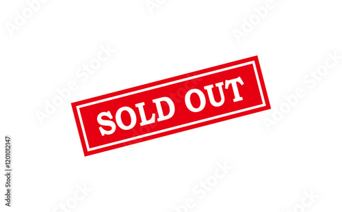 SOLD OUT（売り切れ）の表示のアイコン