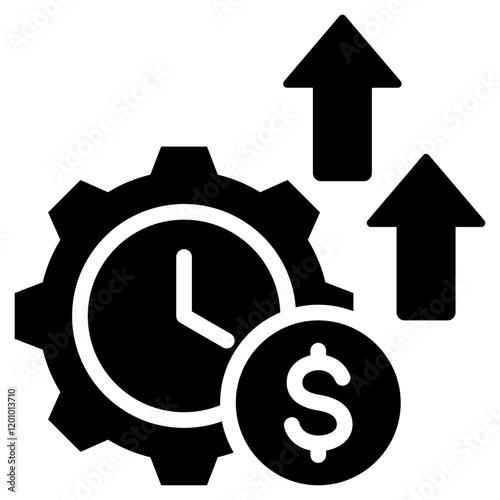 Productivity Glyph Icon