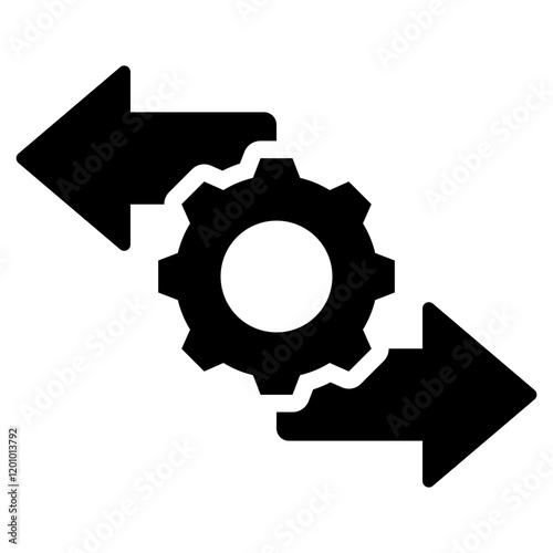 Decision Making Glyph Icon
