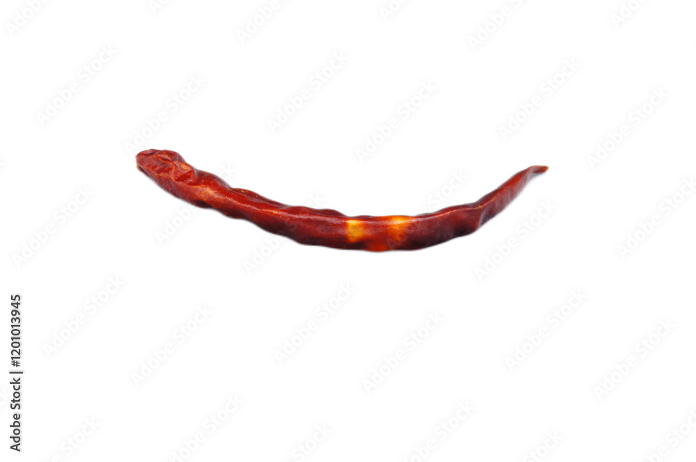 Red Chili Pepper Isolated on White Background for Culinary Use Red Chili Pepper Isolated on White Background for Culinary Use