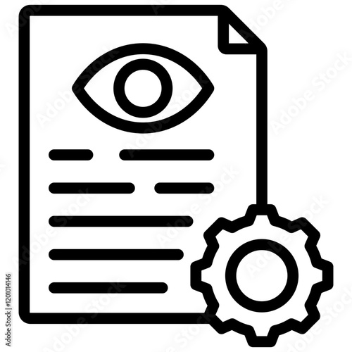 Vision Outline Icon
