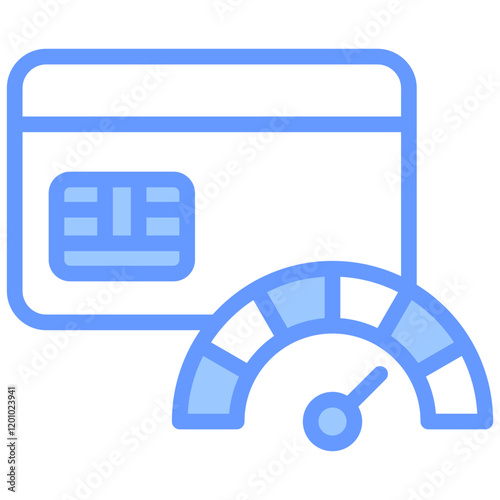 Credit Limit Blue Icon
