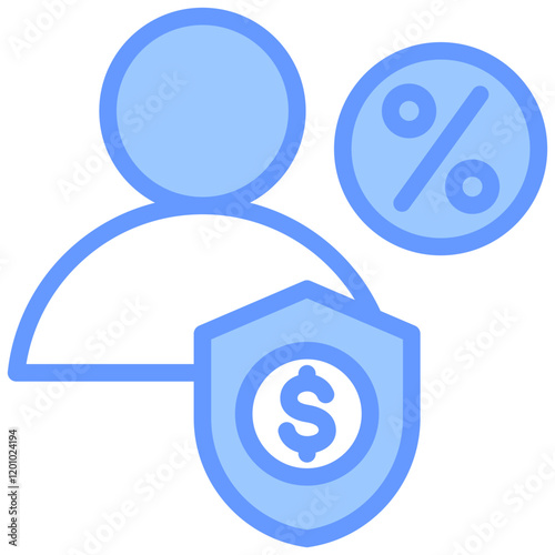 Personal Guarantee Blue Icon