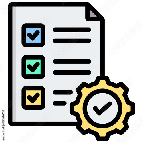 Creditworthiness Standard Outline Color Icon