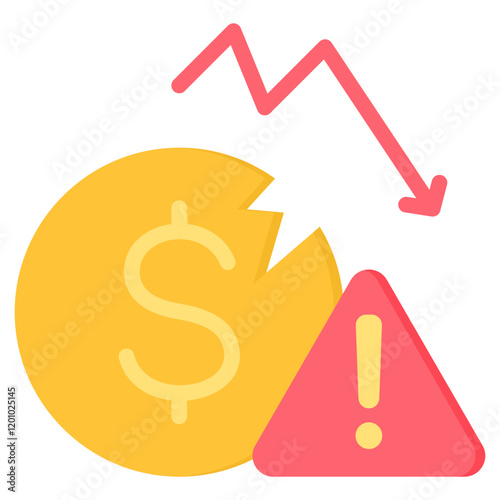 Bankruptcy Flat Icon