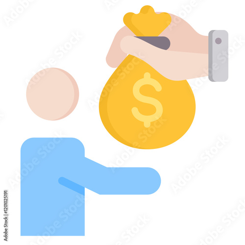 Borrower Flat Icon