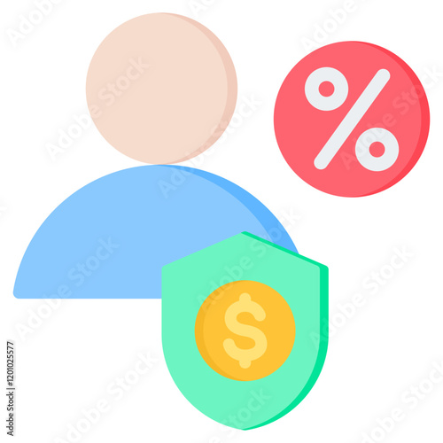 Personal Guarantee Flat Icon