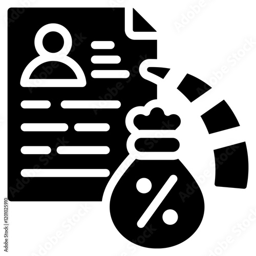 Creditworthiness Criteria Glyph Icon