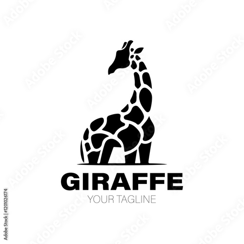 Giraffe Logo. Giraffe Logo Design. Giraffe Logo Brand. Giraffe Logo Vector Design Isolated on White Background