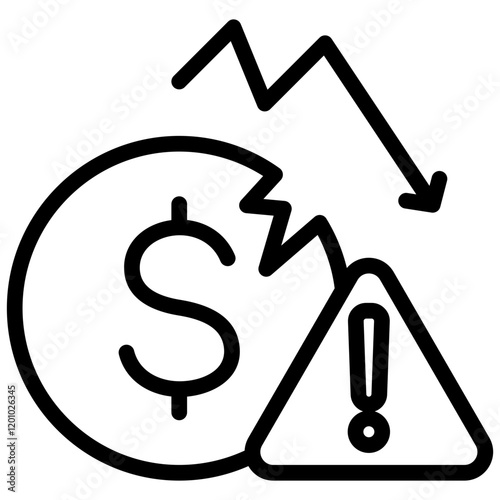 Bankruptcy Outline Icon