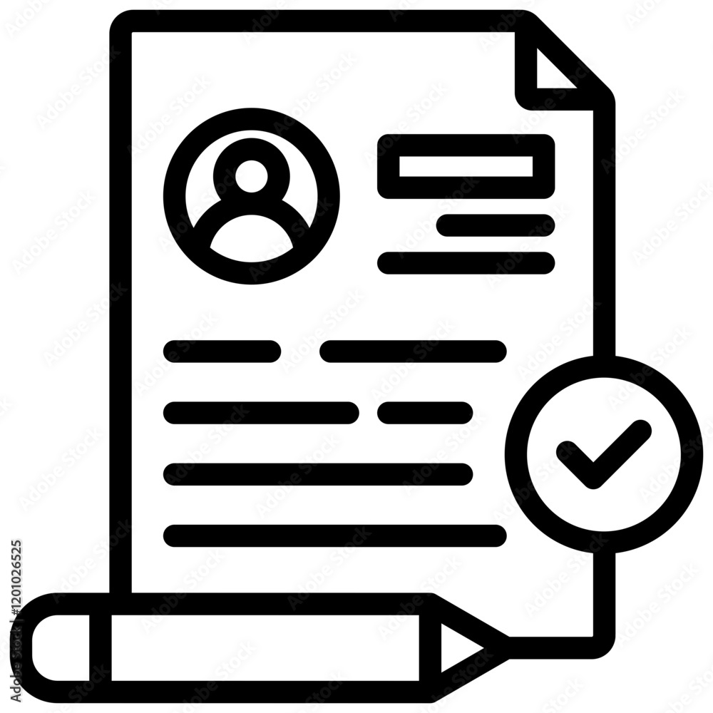 Character Outline Icon Character Outline Icon