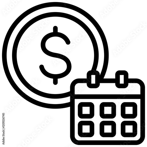 Loan Term Outline Icon