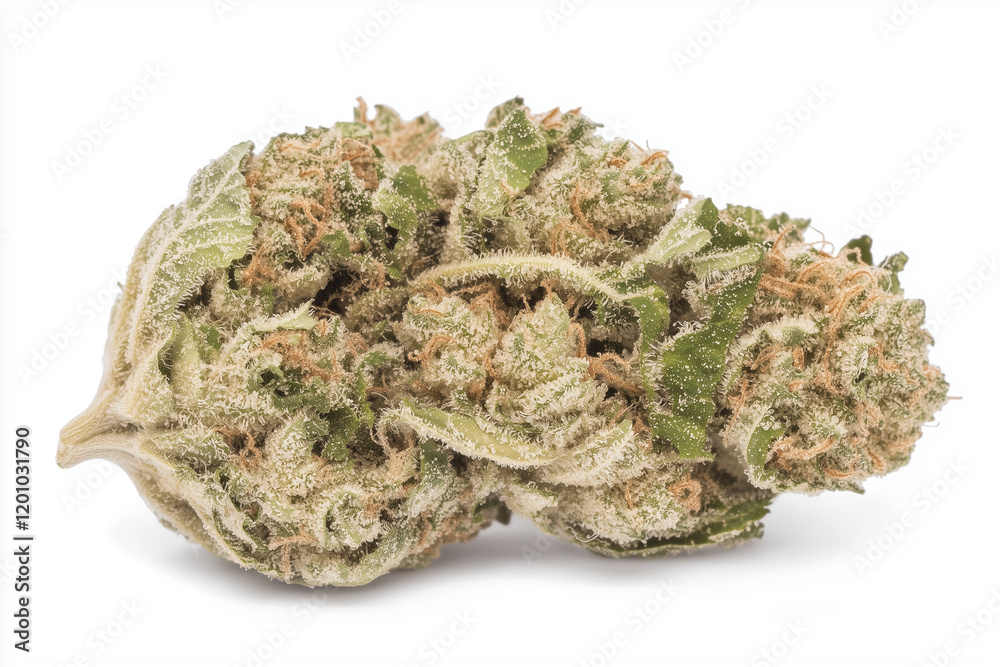 Cannabis isolated on a white background Cannabis isolated on a white background