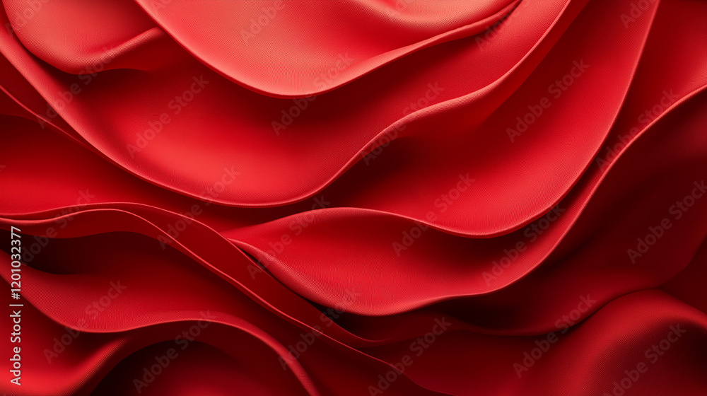 Obraz premium Dynamic Red Energy Wave Background – Vibrant and Eye-Catching Design