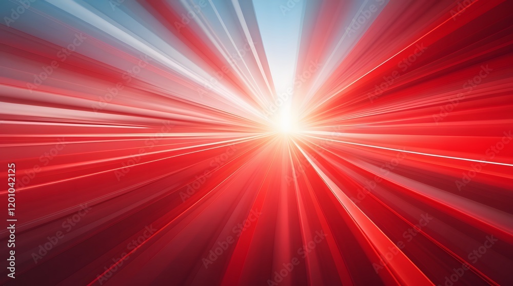 Bright Red Starburst Explosion with Rays and Glowing Energy Pattern Bright Red Starburst Explosion with Rays and Glowing Energy Pattern