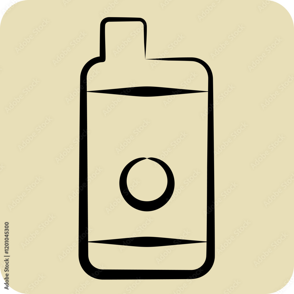 Icon Disposable Vape. related to Vape symbol. hand drawn style. design editable Icon Disposable Vape. related to Vape symbol. hand drawn style. design editable