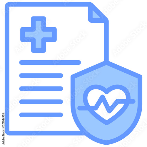 Insurance Blue Icon