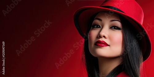 dapper Asian american woman 