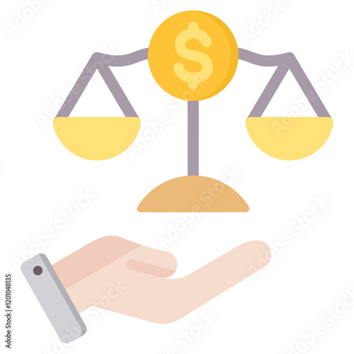 Equity Flat Icon